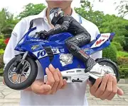 Remote Control Motorcycle, High Speed Self Balancing Single Wheel Stunt RC Motor