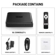 G1 Android TV Box with Netflix 4K Ultra HD Google Certified Dolby Vision HDR10+