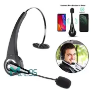 Noise Cancelling Bluetooth Headset Wireless Headphone for Trucker Truck Driver