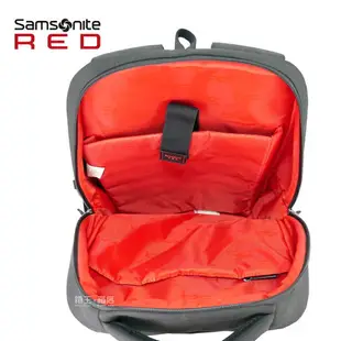 Samsonite Red 新秀麗 14吋筆電包 後背包 商務包 筆電包 公事包 AU8*08001 (灰/藍/黑)