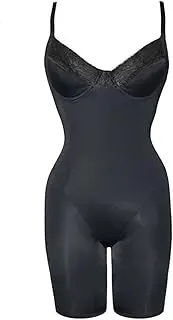 Sexy Lace V Neck Body Shaper Dresses Control Slips Butt Lifter Waist Trainer Corset Slimming Dress Backless Women Shaper