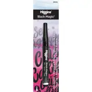 Higgins Black Magic Softliner Pump Marker, Chisel Nib, Black Ink, 1 Each