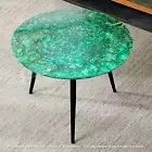 36" Malachite Stone Dining Room Corner Side Table Top Handmade Furniture Bar Dec