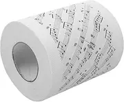 Ipetboom Printed Music Notes Toilet Paper 1 Notes Pattern Tissue Decorative Rolls Bulk Pack