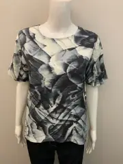 NEW- ELK WOOL BLEND "FEATHER PRINT TOP" SIZE XS=6/8 (# 950)