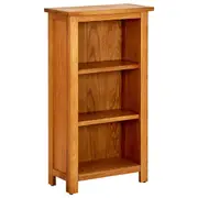 Bookcase 45x22.5x82 cm Solid Oak Wood vidaXL