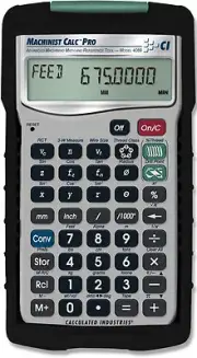 Calculated Industries Machinist Calc Pro International 4089 Calculator with Case