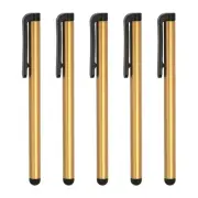 5pcs Stylus Pens for Touch Screens Capacitive Stylus Pencil Gold