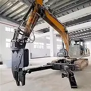 Dual Cylinder Hydraulic Shear for Scrap Metal & Demolition – Heavy Duty Excavator Attachment