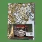 Holiday Home Statements Tablecloth Golden Cherubs Oval 60X84 Angels Vintage NEW