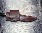 Fixed Blade Leather Knife Sheath for Buck 105