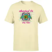 Power Rangers Morphed Into 90's Unisex T-Shirt - White Vintage Wash
