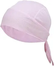 [X AUTOHAUX] Cycling Hat Sweat and Moisture Wicking Breathable Hard Hat Liner Ice Silk Mesh Fabric Pink 29x42.5cm 1 Pcs