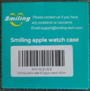 Smiling Tempered Glass Case for Apple Watch Series 40mm