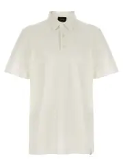 [Brioni] Brioni-Cotton Shirt Polo Bianco-Uomo XXL White