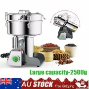 Electric Dry Food Grinding Machine Grain Grinder Powder Mill Crusher 2500G
