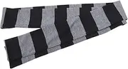[TOVINANNA] Comfortable Punk Striped Scarf for Winter Thin Cotton Neck Wrap All Season Fashion Accessory for Women Unique Style and Multifunctional Wearable Scarf