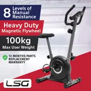 LSG ERG-200 Exercise Bike Spin Bike Workout Cycle Indoor Cycle Machine