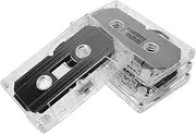 GARIOUANS 4pcs Blank Cassette Tapes for Clear Audio Recording Transparent Hard Case for DIY Retro Party Messages for Music Speech and Teaching Supplies