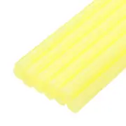 12pcs Mini Hot Glue Sticks for Glue Gun 0.27"x4" Glitter Light Yellow
