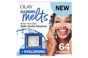 Olay Cleansing Melts + Hyaluronic Face Cleanser, 64 total (2 x 32 ct), Water-Activated Face Wash Cleanses, Tones, and Refreshes Skin