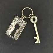 Larceny Bourbon Whiskey Metal Keyhole Hole Key Chain Keychain Skeleton Key B7