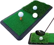 Golf Practice Hitting Pad | Golf Putting Mats 7.87x19.29 Inches,Training Swing & Chipping Putting Artificial Turf Training Pad For Indoor Adults Kids