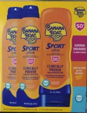 Banana Boat Sport Ultra Broad Spectrum SPF 50+ Sunscreen Set