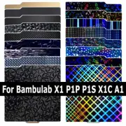 For Bambu Lab X1 Carbon Build Plate A1 PEI Sheet Textured Double Sided PEO PET