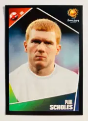 2004 Panini UEFA EURO Portugal # 125 Paul Scholes England sticker