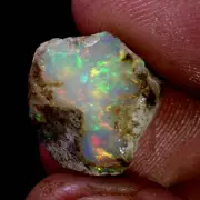 Ethiopian Opal Welo Fire Rough CRYSTAL 11.50 Cts AAA+ Cutting Jewelry USA DEALER