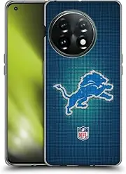 Head Case Designs Officially Licensed NFL LED Detroit Lions Artwork Soft Gel Case Compatible with OnePlus 11 5G
