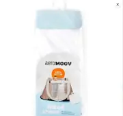 AeroMoov Fitted Sheet for Instant Travel Cot Bassinet white (New)