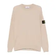 [Stone Island] Stone Island Compass-badge Sweatshirt S NEUTRALS