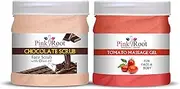Tomato Massage Gel 500ml with Chocolate Scrub 500ml