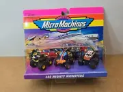 Micro Machines #40 Mighty Monsters Bronco Billy, Semi Kenworth, Dune Hopper