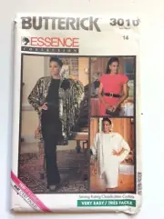 Butterick 3010 Misses' Jacket & Dress Size 14