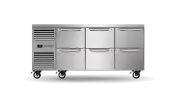 Skope ProSpec Six Drawer Three Bay Underbench GN 1/1 Fridge - Under Bench Fri...
