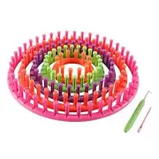 Round Knitting Looms Set - Set of 5 Plastic Looms Knitting with Round Loom Set