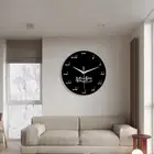 Acrylic Home Decoration 30x30cm Wall Clock Home Decoration For Living Rooms