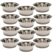 3 Quart Stainless Steel Bowl, 12 pack G3F3-12