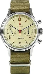 [Sugess] Seagull 1963 ST1901 38mm Chronograph Retro Acrylic, Display Back, 2 Straps BNIB