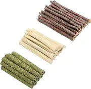 300g Dry Apple Branch Pet Molar Sticks Hamster Gnawing Sweet Bamboo Golden Bear Rabbit Grass Stick Snack Molar Stick cleaning expends energy grinding teeth (Color : 300g)