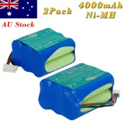 2Pcs 7.2V 4.0Ah Battery for iRobot GPRHC202N026 Braava 380 380T Mint Plus 5200
