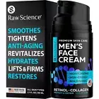 Raw Science Men's #1 Face Moisturizer Anti-Aging Anti-Wrinkle Cream Men Vit A E