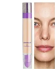 Concealer for Dark Circles - 4 in 1 Full Coverage Corrector Stick Waterproof Long Lasting,Radiant Brightening Hydrating Cc Cream Cosmetics 7.5ml for Women