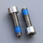 2pcs M8 x 1x 30 mm Titanium Ti Screw Bolt Allen Hex Socket Cap Head ThreadLocker