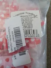 48 Mini Heart Valentine’s Day Foam Glider Airplanes 4x4.5” Each Fun Express New