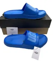 UGG WILCOX SLIDE Sandal Slip On Men’s Size 9M US DIVE BLUE New!! 1108042