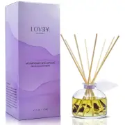Lavender & Eucalyptus Scented Sticks Reed Diffuser Set - DE-Stress Scented St...
